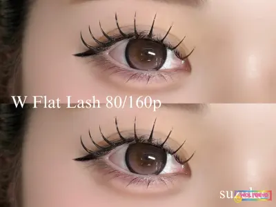 WOLTOKYO Ikebukuro | Eyelash extensions | Korean bundle double flat lash | IkebukuroEyelash extensions ｜pachiri濃ime by suzuka