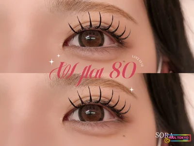 WOLTOKYO 池袋店 池袋マツエク 韓国束感ダブルフラットラッシュ ダブルフラット80束 担当sora