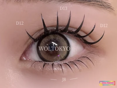 WOLTOKYO 渋谷店 渋谷マツエク フラットラッシュ 上下フラットラッシュ 担当yu-ki