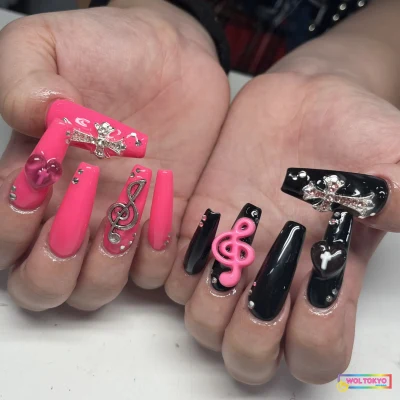 WOLTOKYO Shibuya | Nail | Gyaru nail | buraku×pinkuNail by anzu WOLTOKYO Shibuya | Nail | Gyaru nail | buraku×pinkuNail by anzu